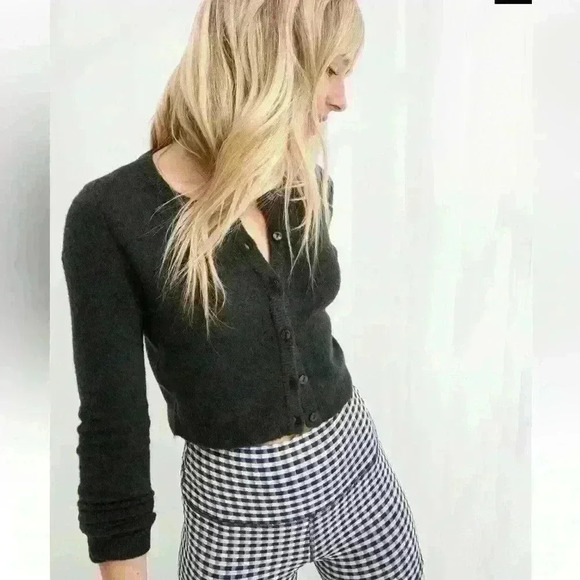 aerie Sweaters - Aerie Black Button-Up Cardigan